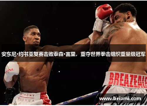 安东尼·约书亚复赛击败泰森·富里,重夺世界拳击组织重量级冠军 安东尼·约书亚复赛击败泰森·富里,重夺世界拳击组织重量级冠军